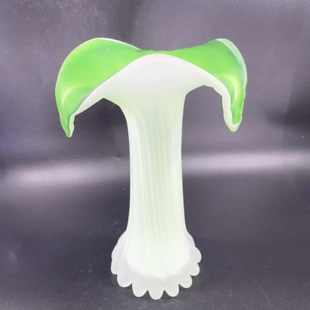 Glass Vase vintage 1970s